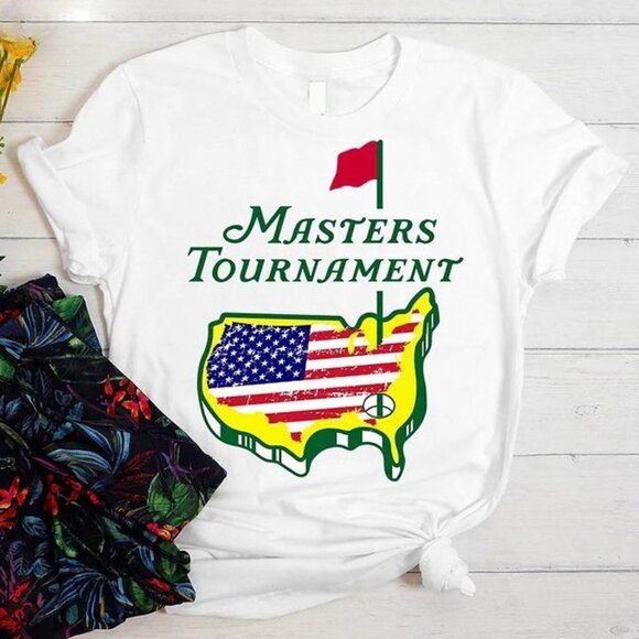 robertpalmq13 Tops - Green Masters Tournament 2025 Shirt, Masters Golf Party Unisex T-shirt Hoodie